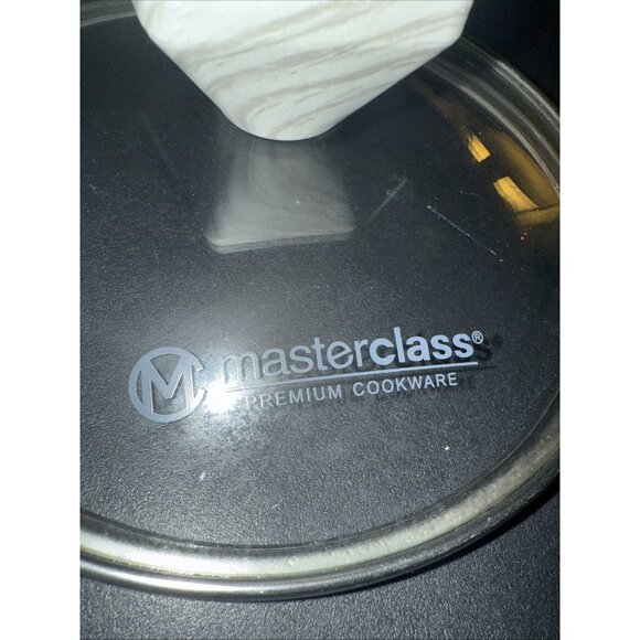 Masterclass Cooking Glass & Stainless Steel Pot Pan Lid Only 8in OD x 7- 1/2in - Picture 6 of 6